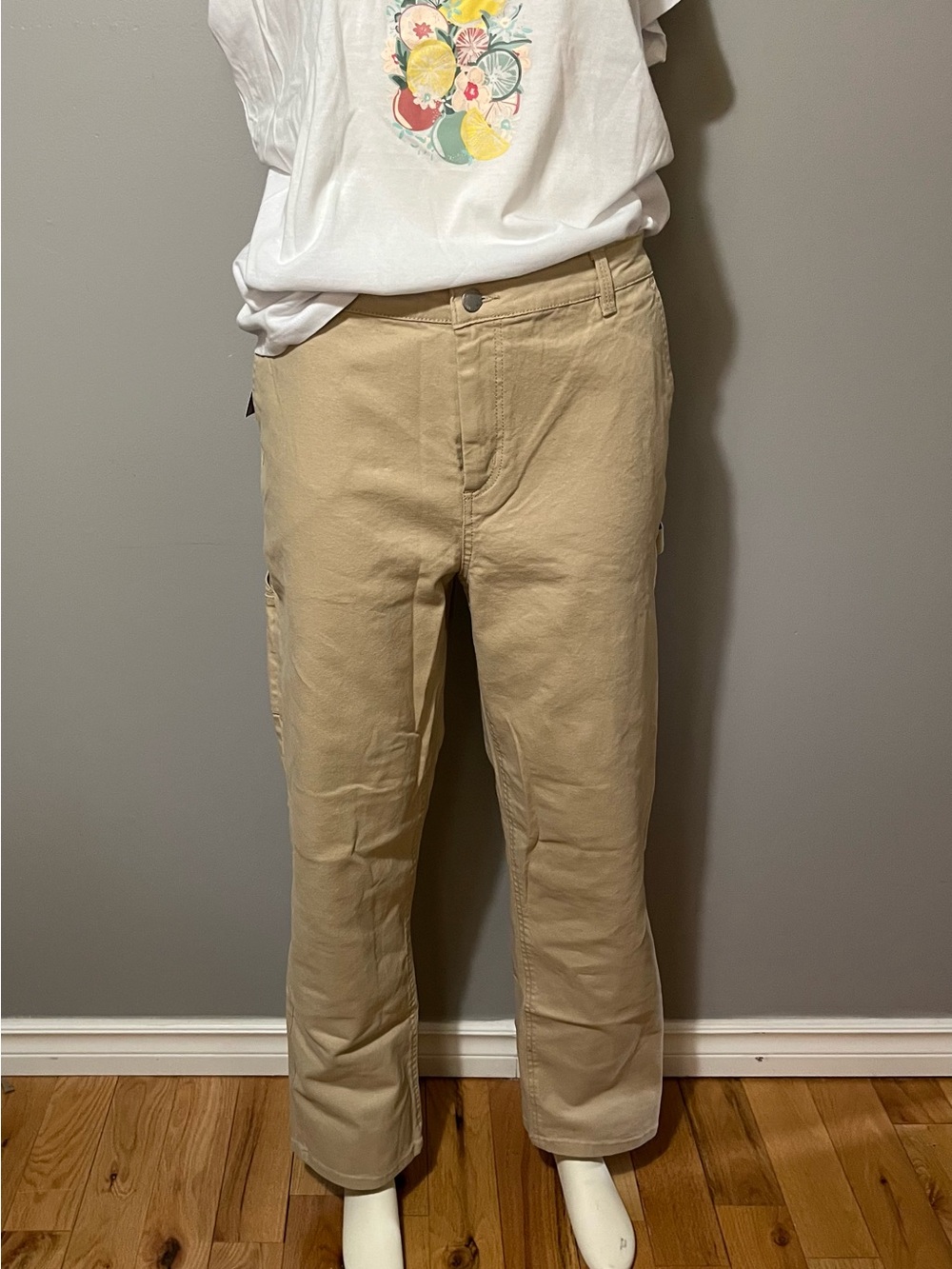 Caterpillar Tan Straight-Leg Chinos